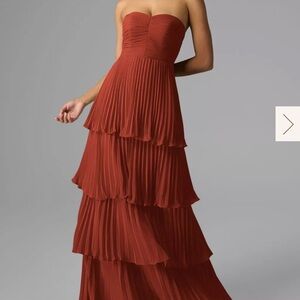 NWOT AW Bridal Bryn Dress - Rust